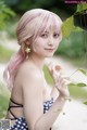 Nashiko Momotsuki 桃月なしこ, ヤングガンガンデジタル限定写真集 「不器用な先輩。」 コラボコスプレグラビア Set.02